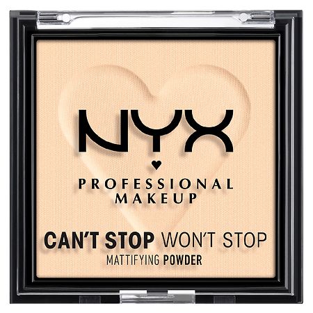 NYX Professional Makeup Can't Stop Won't Stop Mattifying Pressed Powder - 01 Fair - 0.21oz