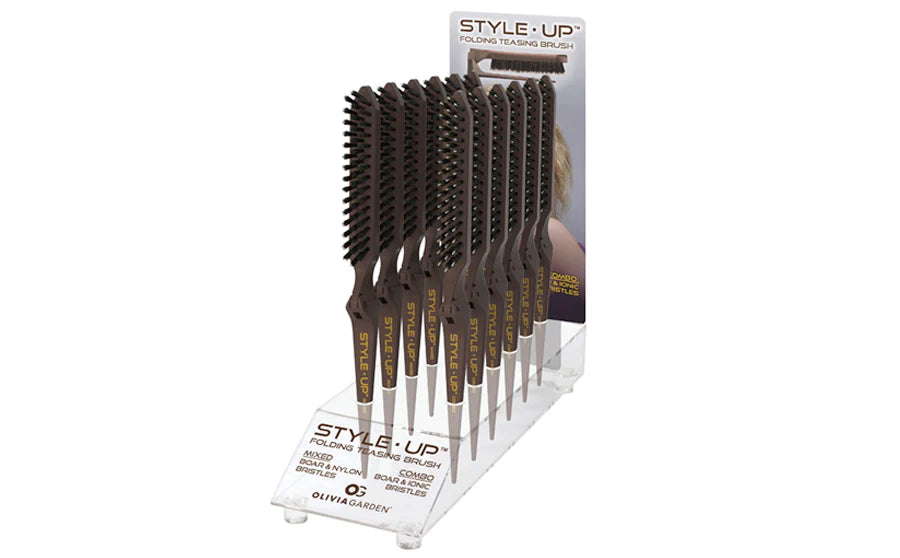 Olivia Garden Style-Up Teasing Foldable Hair Brushes
