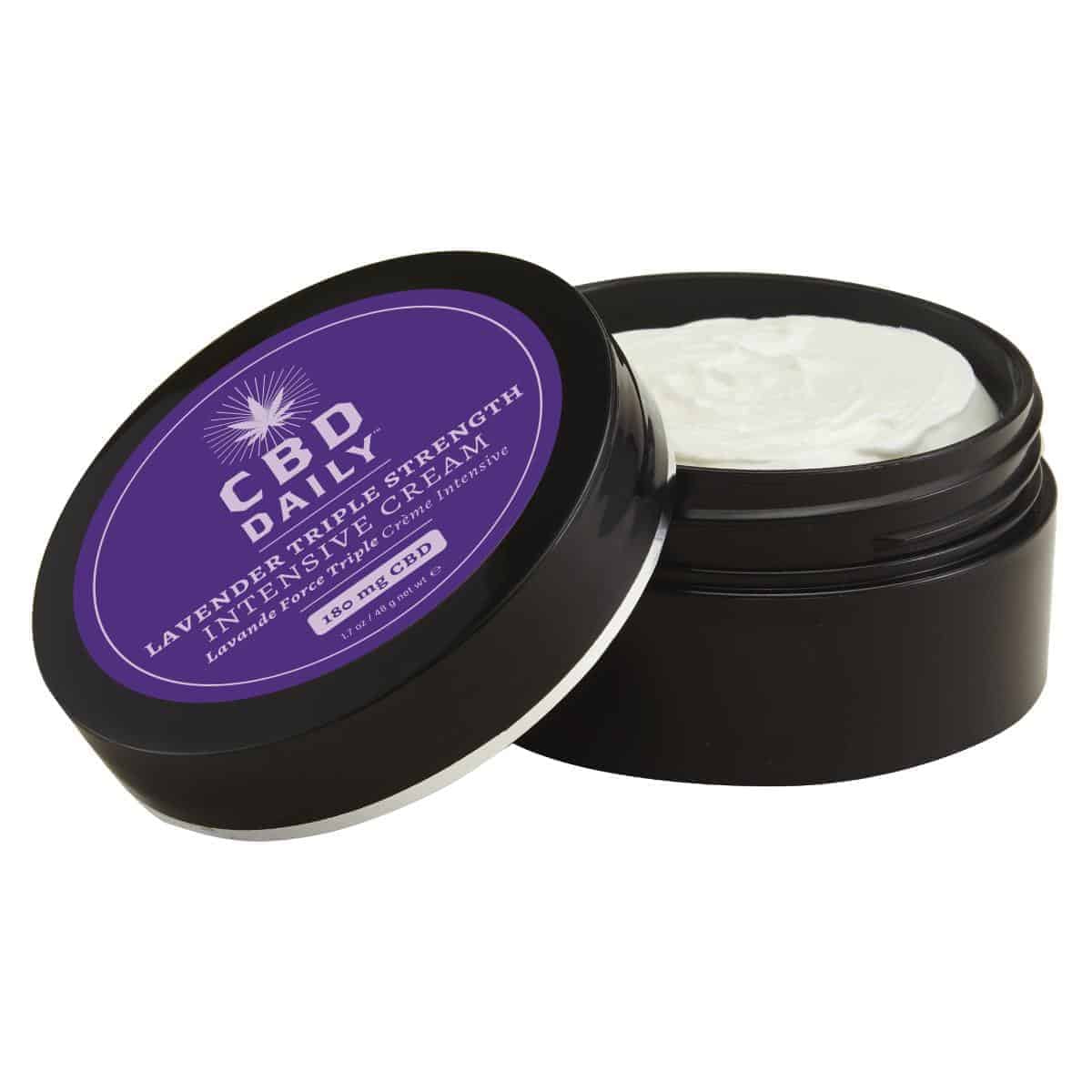 CBD Daily Lavender Triple Strength Cream, 180mg CBD