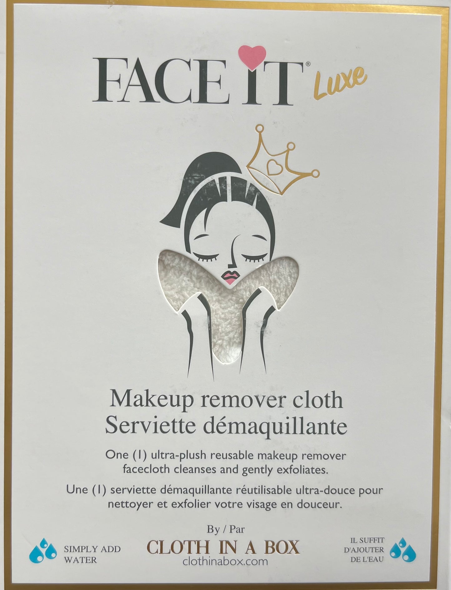 FACE IT Luxe Makeup Remover Facecloth