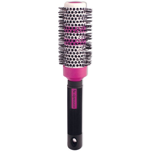 Scalpmaster Ceramic Thermal Brush with Thermal Indicator Bands
