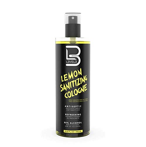 L3VEL3 Lemon Sanitizing Spray, 8.45oz