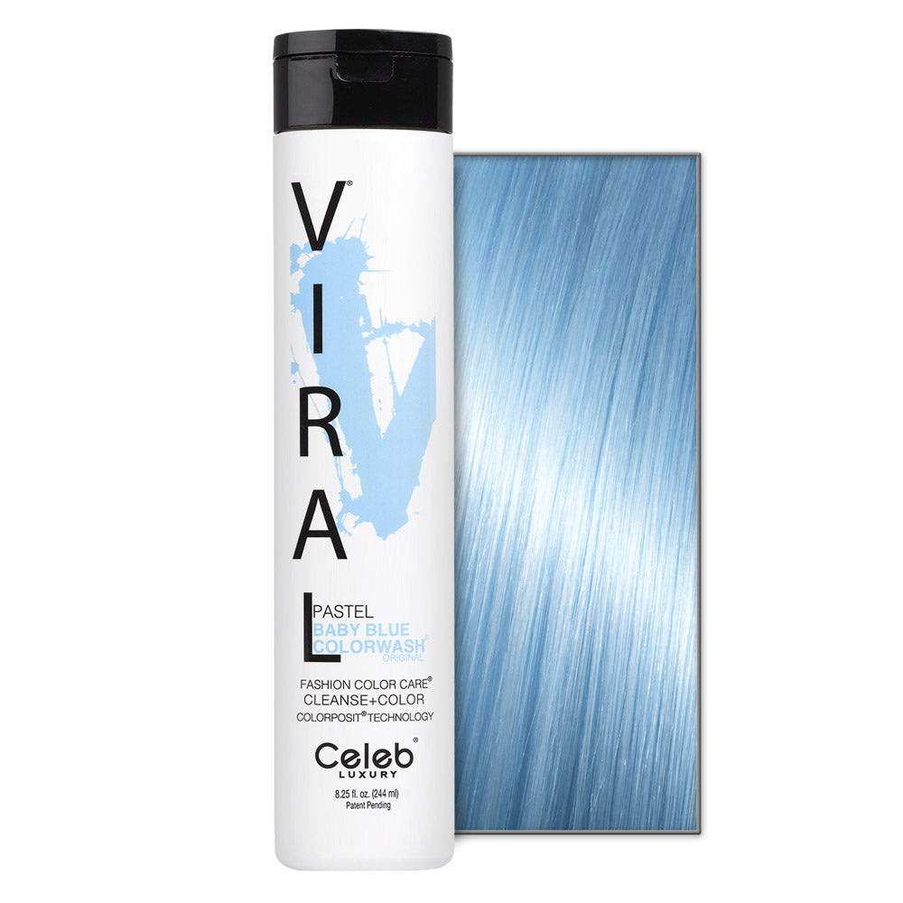 Celeb Luxury VIRAL COLORWASH, PASTEL BABY BLUE