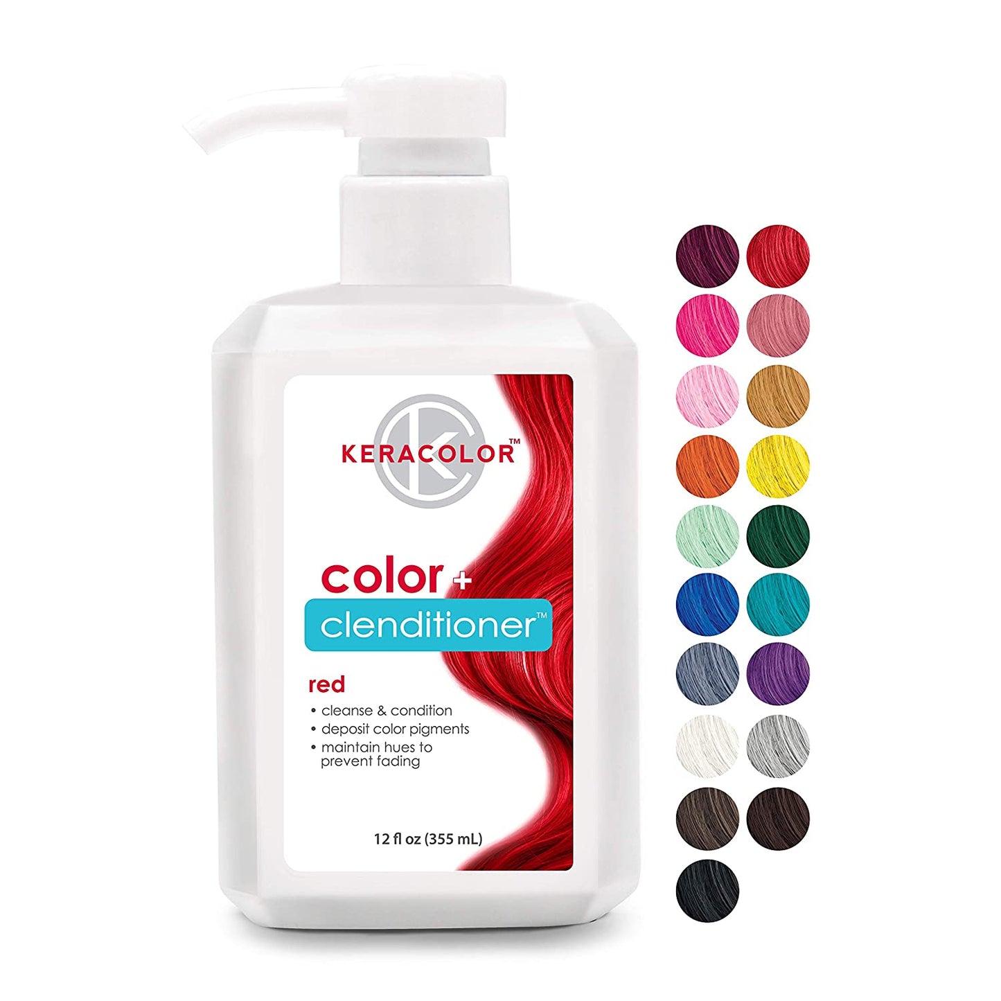 KERACOLOR color + clenditioner, RED