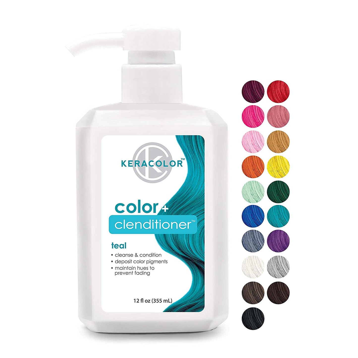 KERACOLOR color + clenditioner, TEAL