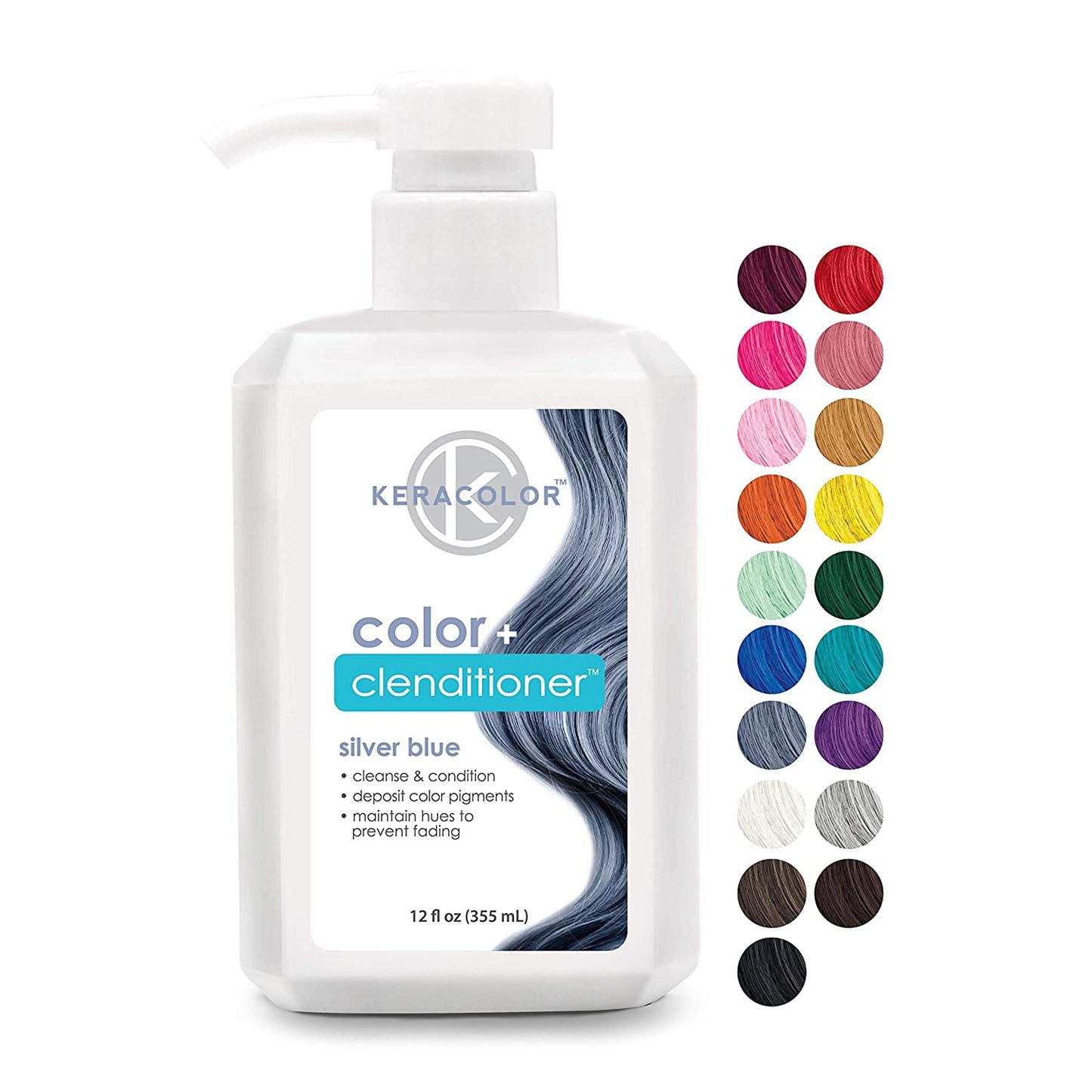 KERACOLOR color + clenditioner, SILVER BLUE