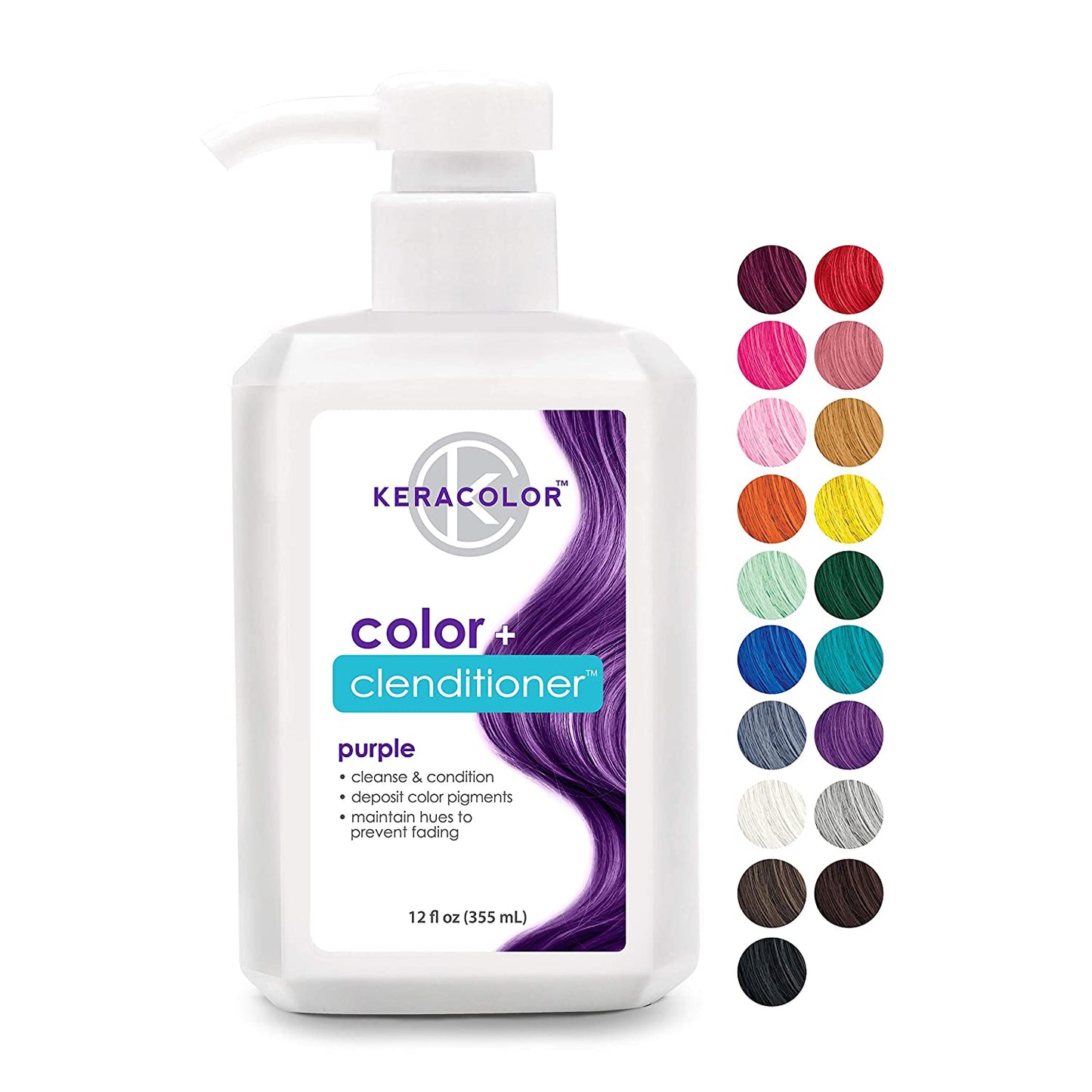 KERACOLOR color + clenditioner, PURPLE