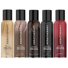 Keratherapy Perfect Match Gray Root Concealer, Keratin Infused Gray Root Cover Up Spray