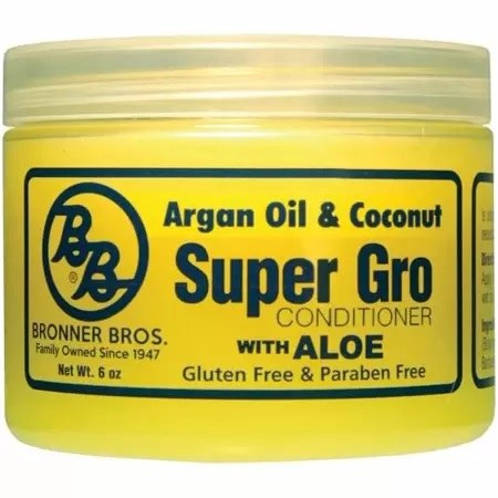 Bronner Brothers Argan Oil and Coconut Super Gro Conditioner with Aloe
