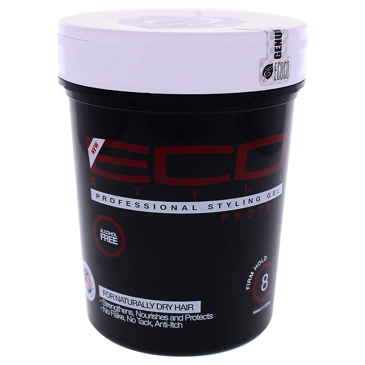 ECO Style Styling Gel with Protein for Dry Hair, Firm Hold 10