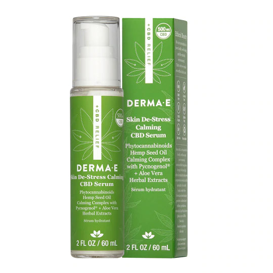Derma E Skin De-Stress Calming CBD Serum, 2oz