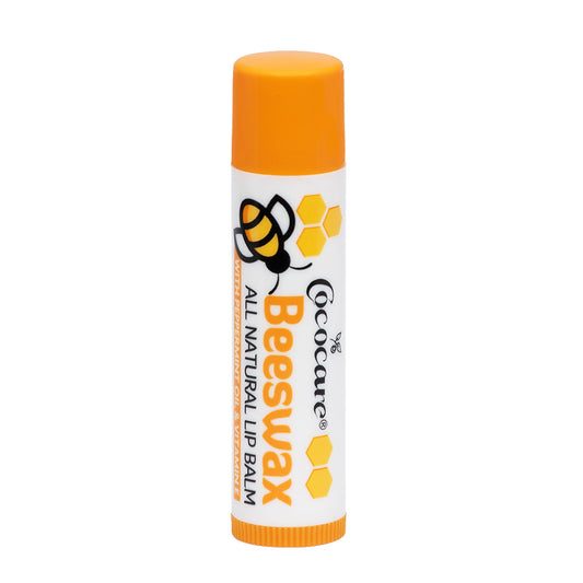 Cococare Beeswax All Natural Lip Balm Peppermint Oil & Vitamin E