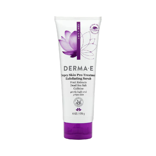 Derma E Firm + Lift Crepey Skin Pre-Treatment Exfoliating Scrub