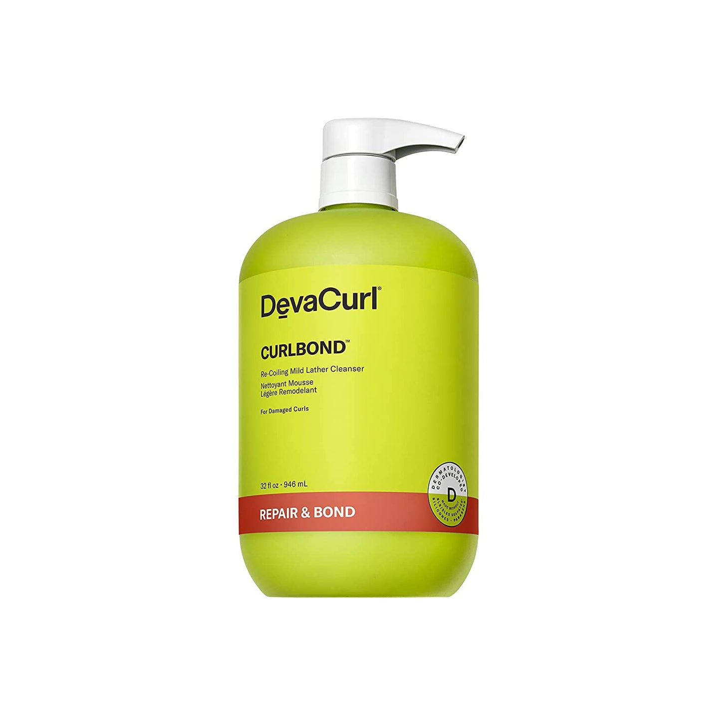 DevaCurl CurlBond Re-Coiling Mild Lather Cleanser, Cozy Getaway