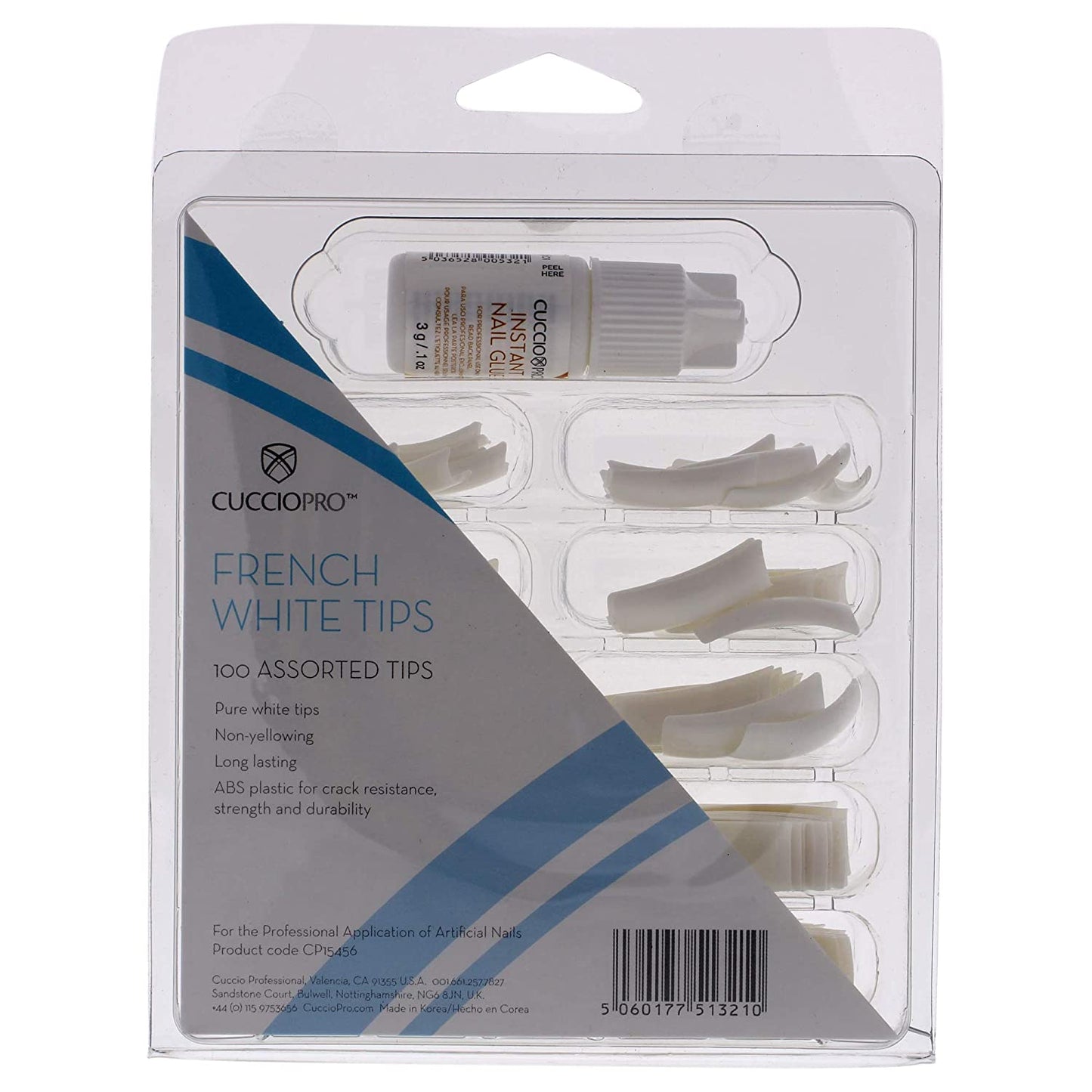 Cuccio Professional Assorted Tips 100 ct