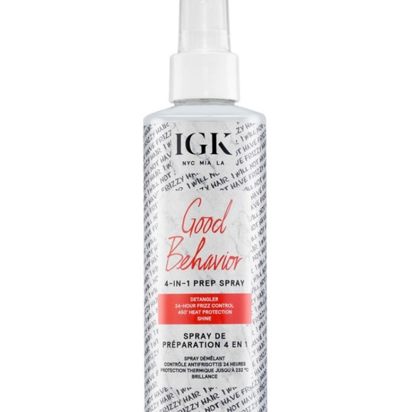 IGK GOOD BEHAVIOR 4 IN 1 PREP SPRAY