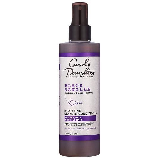 Carol’s Daughter Black Vanilla Moisture & Shine Leave In Conditioner for Dry Hair and Dull Hair, with Aloe, Vitamin B5 and Wheat Protein
