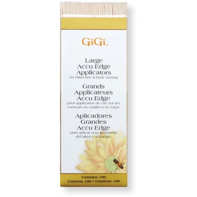 Gigi Accu Edge Wax Spatulas, 100 applicators