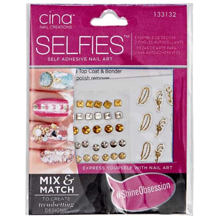 Cina Selfies Self Adhesive Nail Art
