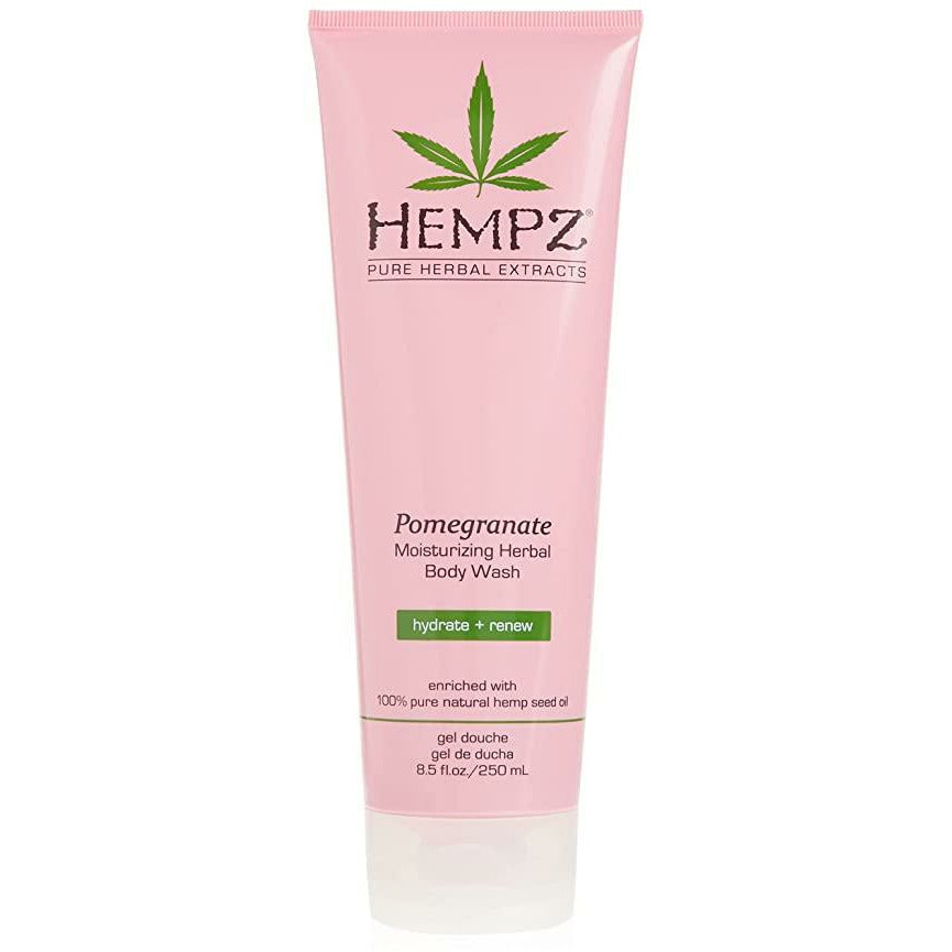 Hempz Herbal Body Wash, Pearl Pink, Pomegranate