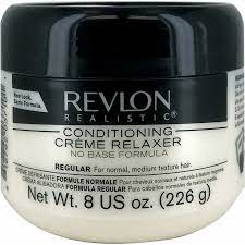Revlon Realistic Conditioning Cream Relaxer No Base Regular 8 Oz