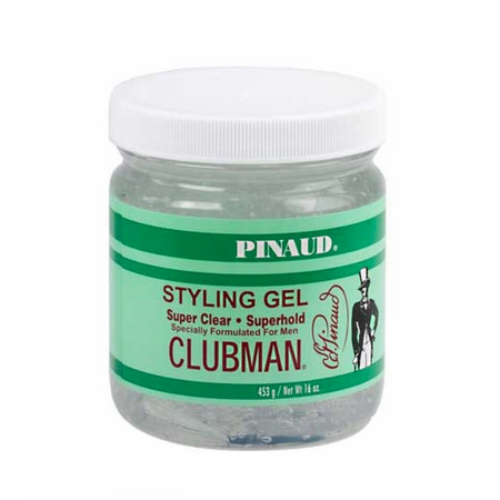 Clubman Pinaud Super Clear Super Hold Gel, 16 oz.