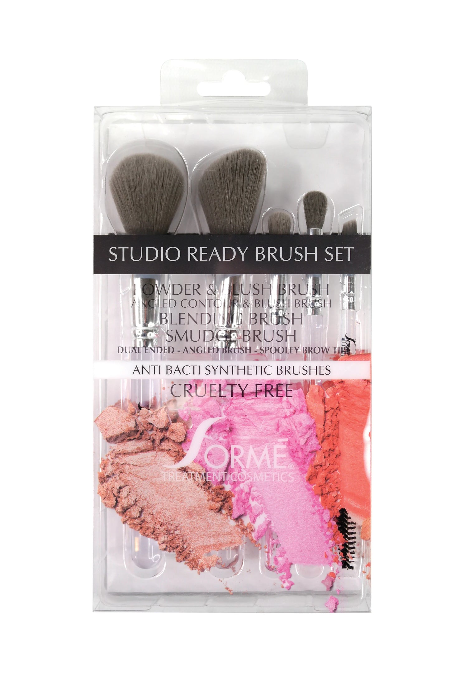 SORMÉ Anti Bacterial Synthetic Cruelty Free Makeup Brushes