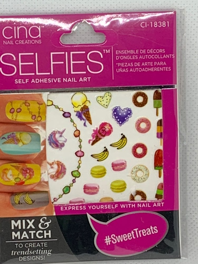 Cina Selfies Self Adhesive Nail Art