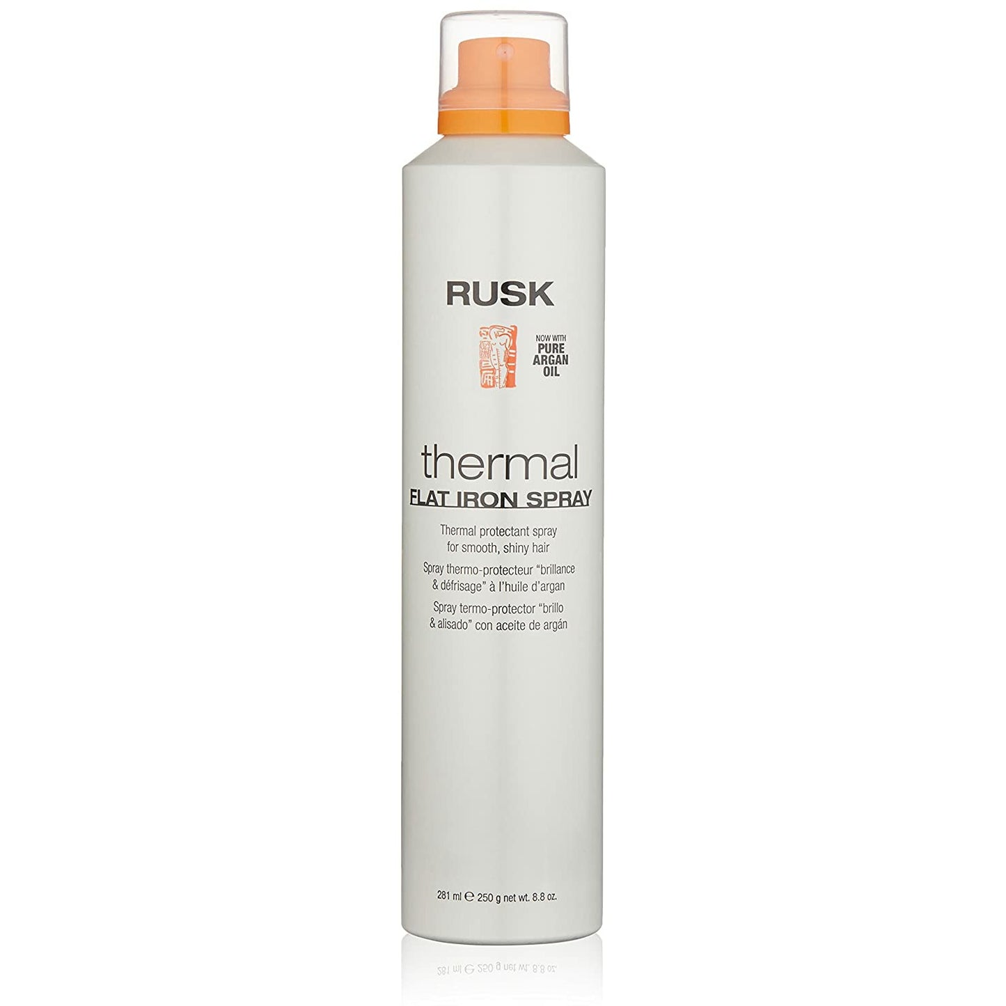 RUSK Designer Collection Thermal Flat Iron Spray with Argan Oil