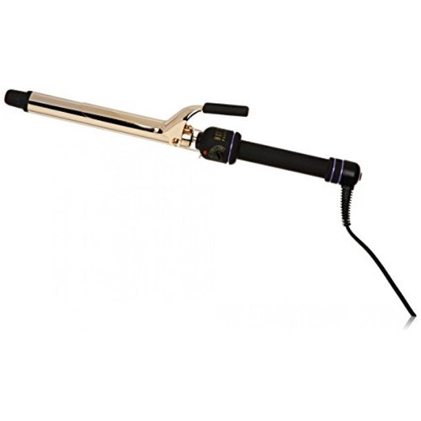 Hot Tools 1" Salon Curling Iron / Wand Extra-long Barrel - 24k Gold