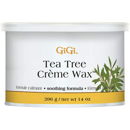 GiGi Tea Tree Creme Hair Removal Soft Wax with Soothing Formula