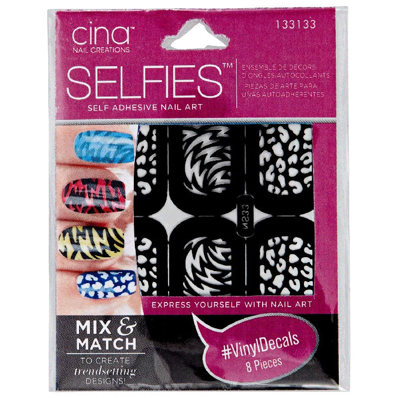 Cina Selfies Self Adhesive Nail Art