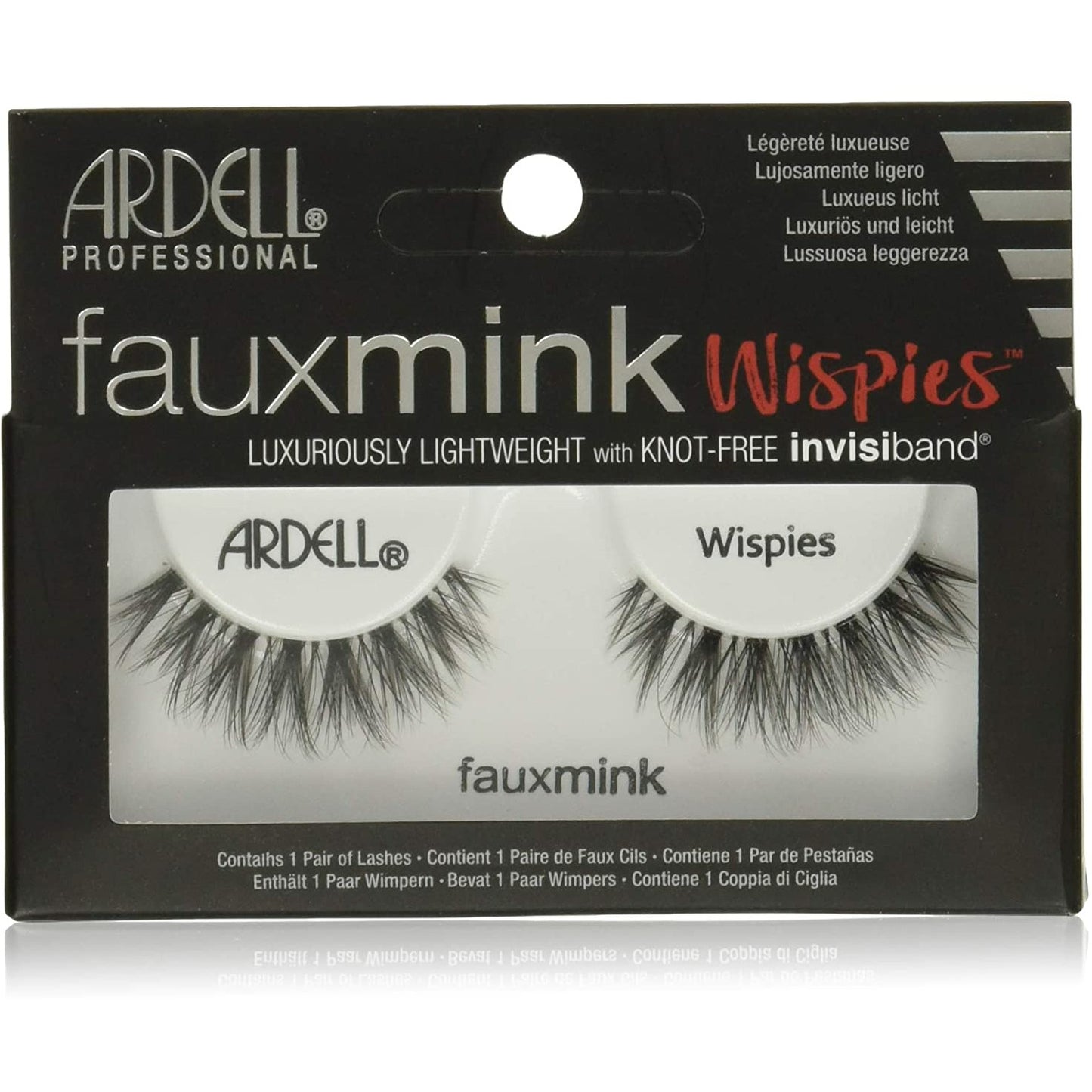 Ardell Faux Mink Lash - Wispies, Black