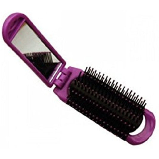 Diane Travel Brush with Mirror D8147