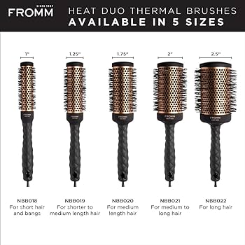 Fromm 1907 Copper Core Thermal Brush Collection