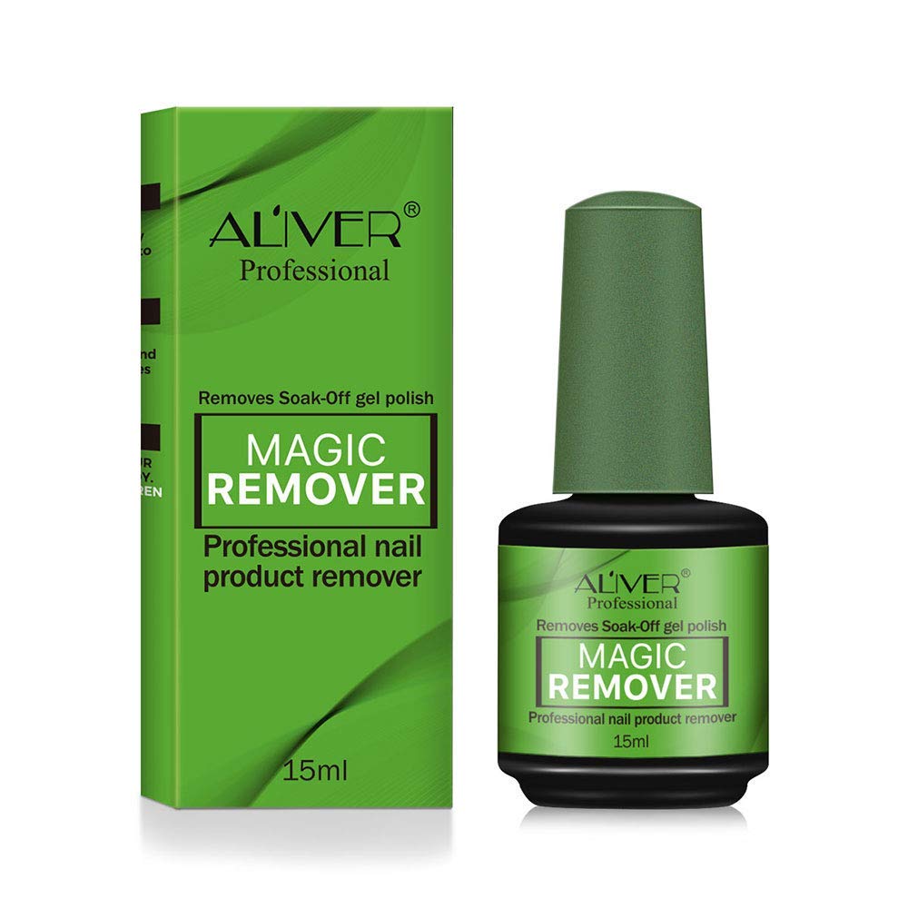Aliver' Magic Remover for Gel Nails, 15ml