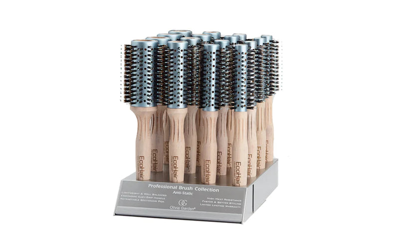 Olivia Garden EH-COV Combo Vent Thermal Bamboo Brushes