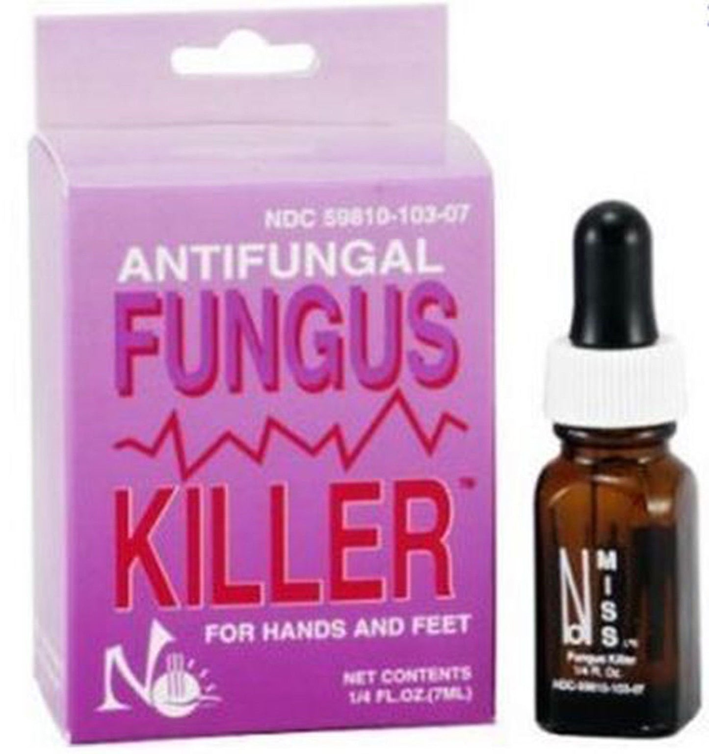 No Miss Anti Fungal Killer For Hands and Feet, 1/4 oz