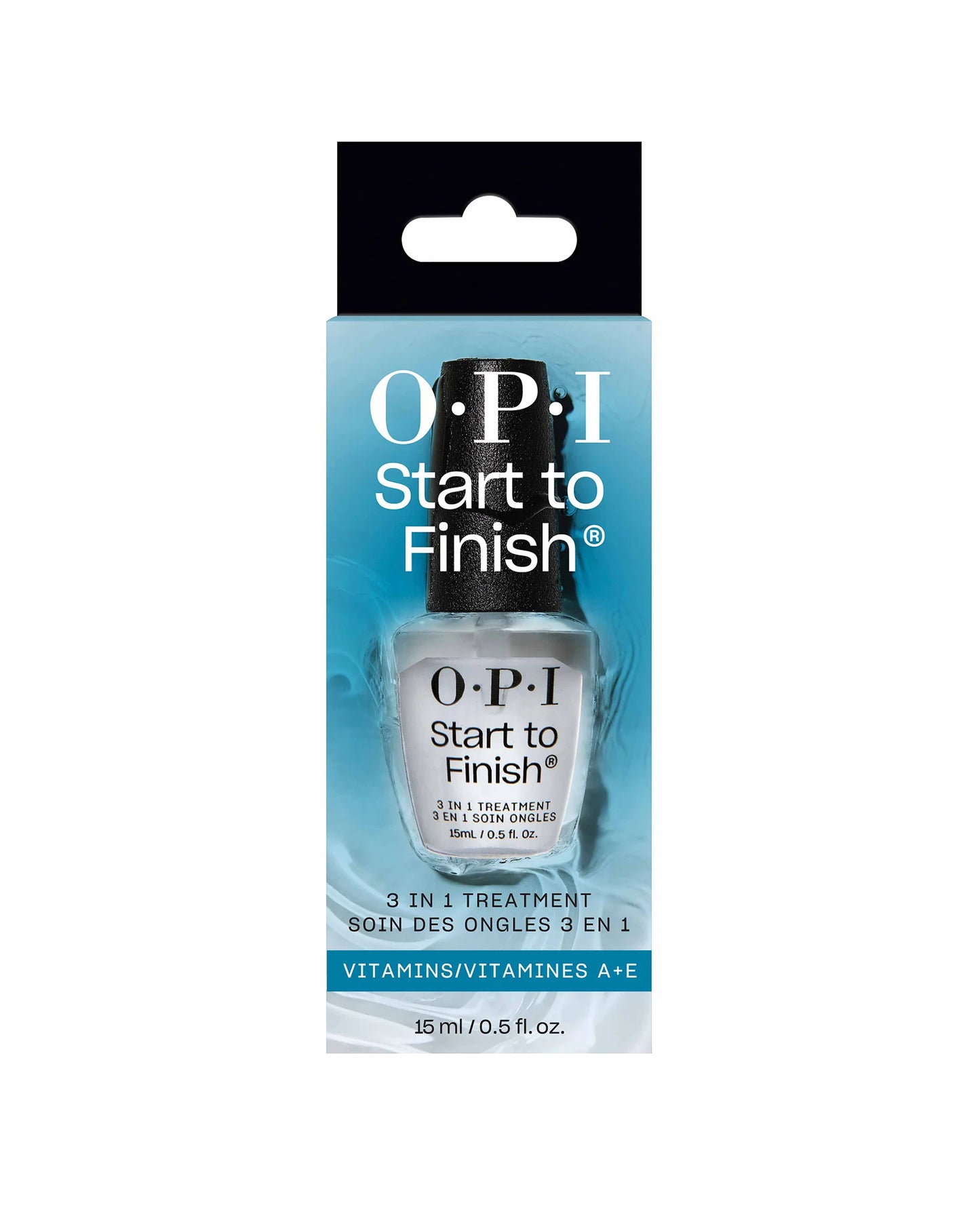 OPI Nail Polish Treatment, 3-in-1 Start to Finish Nail Formaldehyde Free Treatment, 0.5 Fl Oz