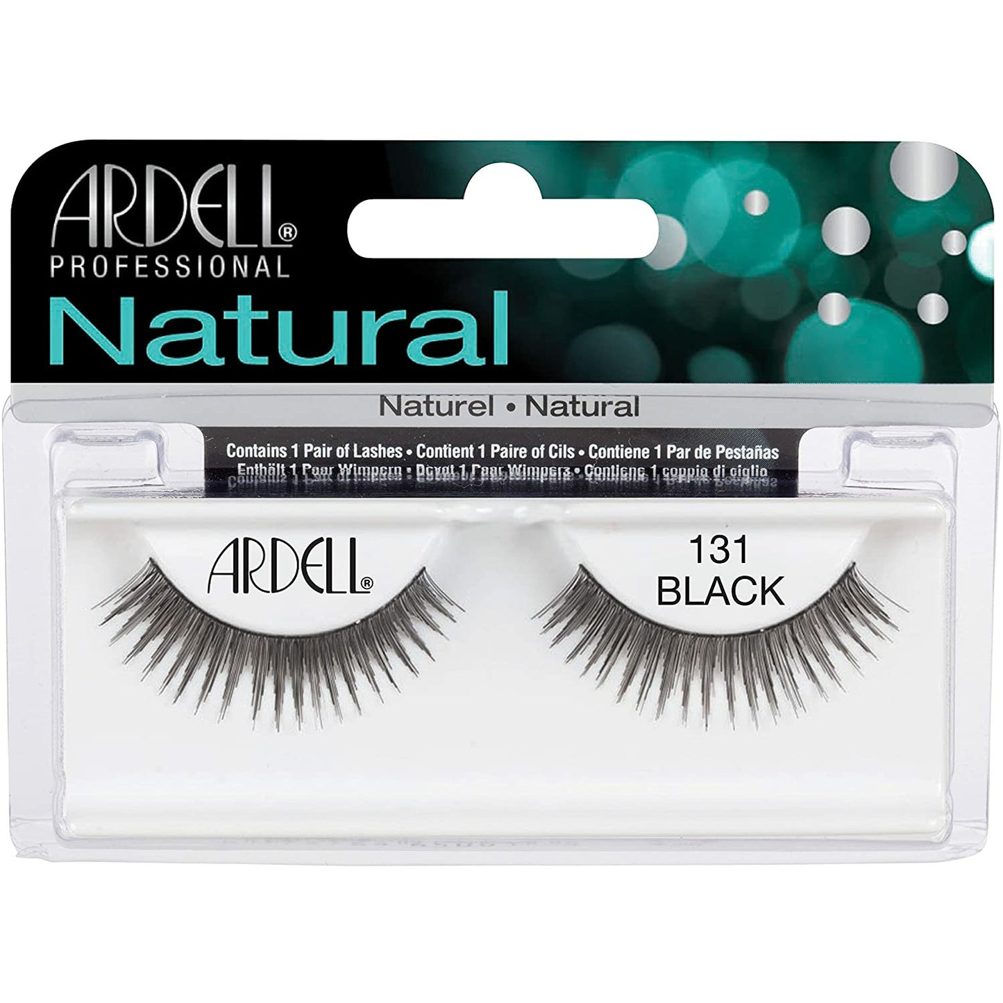 Ardell Natural Lashes False Eyelashes 131 Black - 1 PAIR