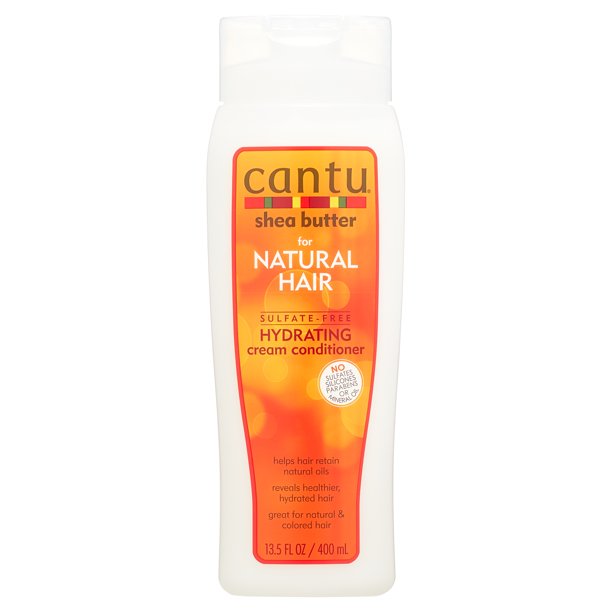 Cantu Shea Butter for Natural Hair Sulfate-Free Hydrating Cream Conditioner, 13.5 oz.