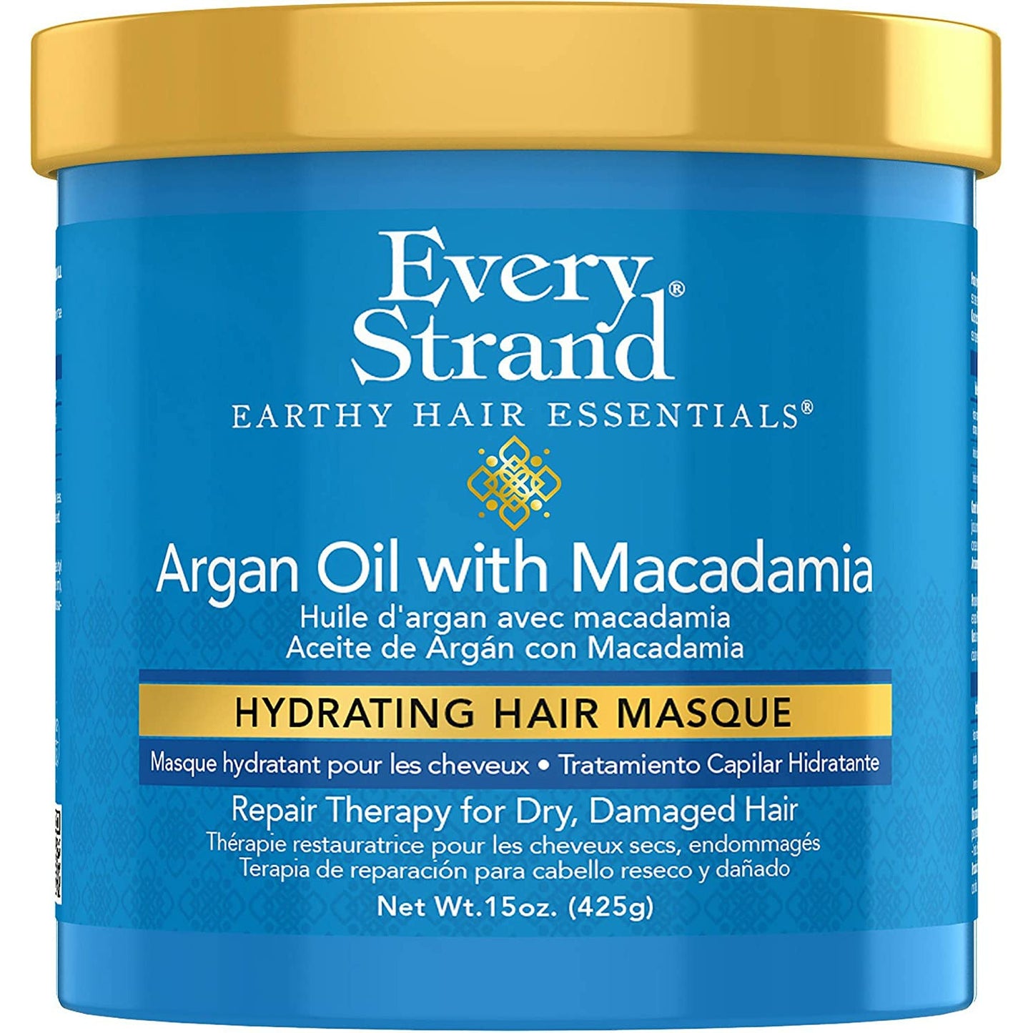 Every Strand Argan Oil With Macadamia Hydrating Hair Masque, 15 Oz
