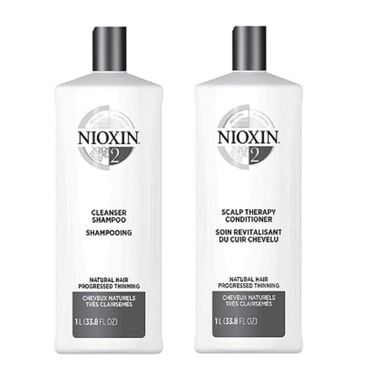 Nioxin System 2 liter Cleanser & Scalp Therapy Liter Duo