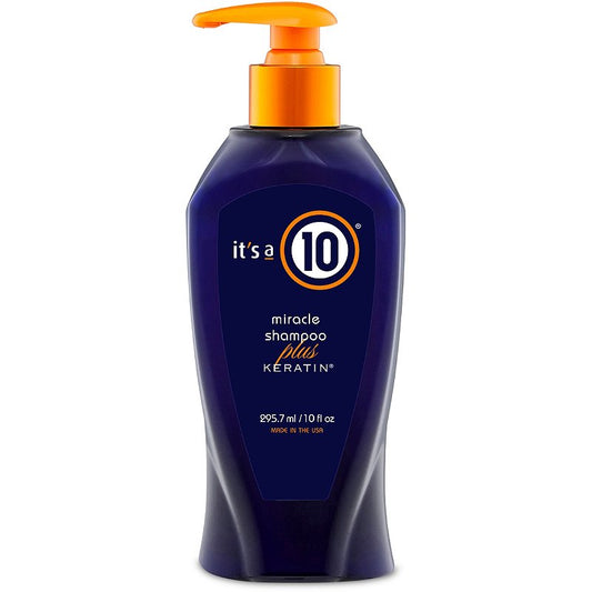 it's a 10 miracle shampoo plus Keratin