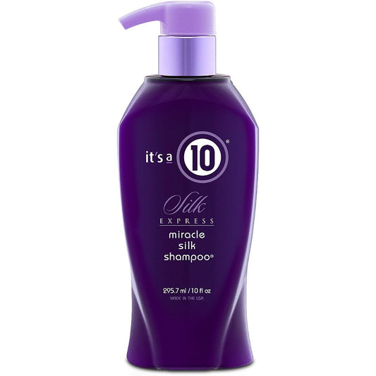 it's a 10 Silk Express miracle silk shampoo, 10 oz.