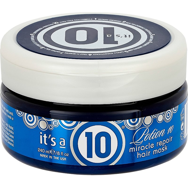 it's a 10 Potion 10 miracle repair hair mask, 8 oz.