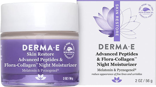 Derma E Advanced Peptides & Flora Collagen Night Moisturizer