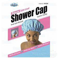 Dream World Deluxe Satin Lined Shower Cap DRE103A