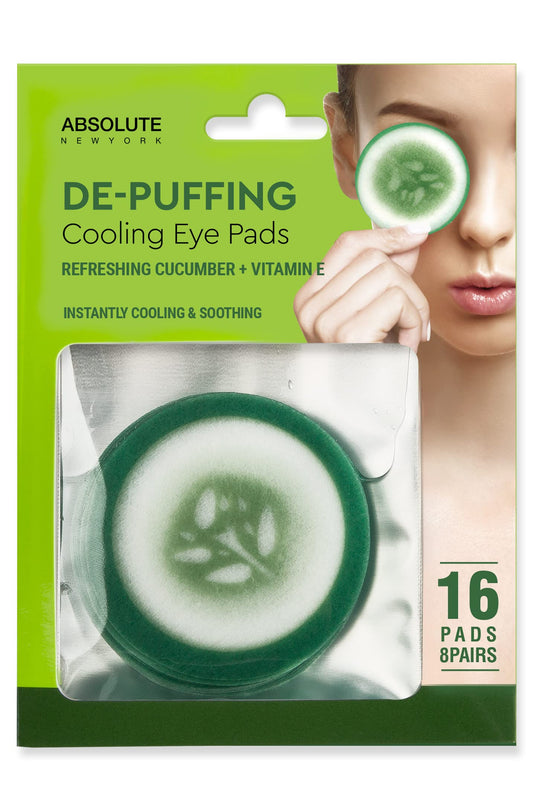 Absolute NY De-Puffing Cooling Eye Pads, 16 Pads 8 Pairs