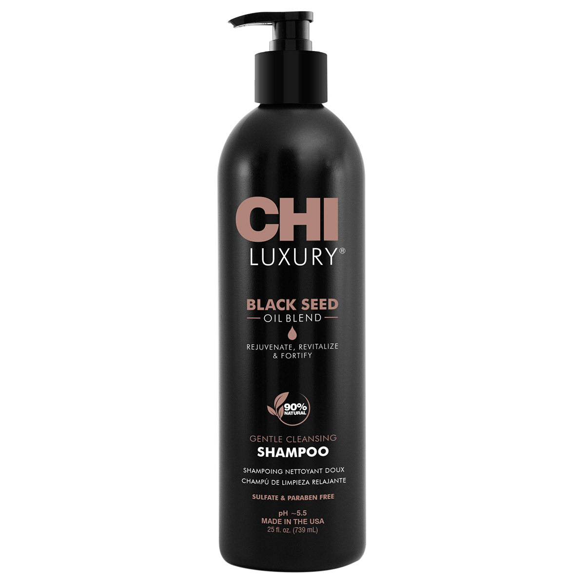 CHI Luxury Black Seed Oil Blend Gentle Cleansing Shampoo, 12oz